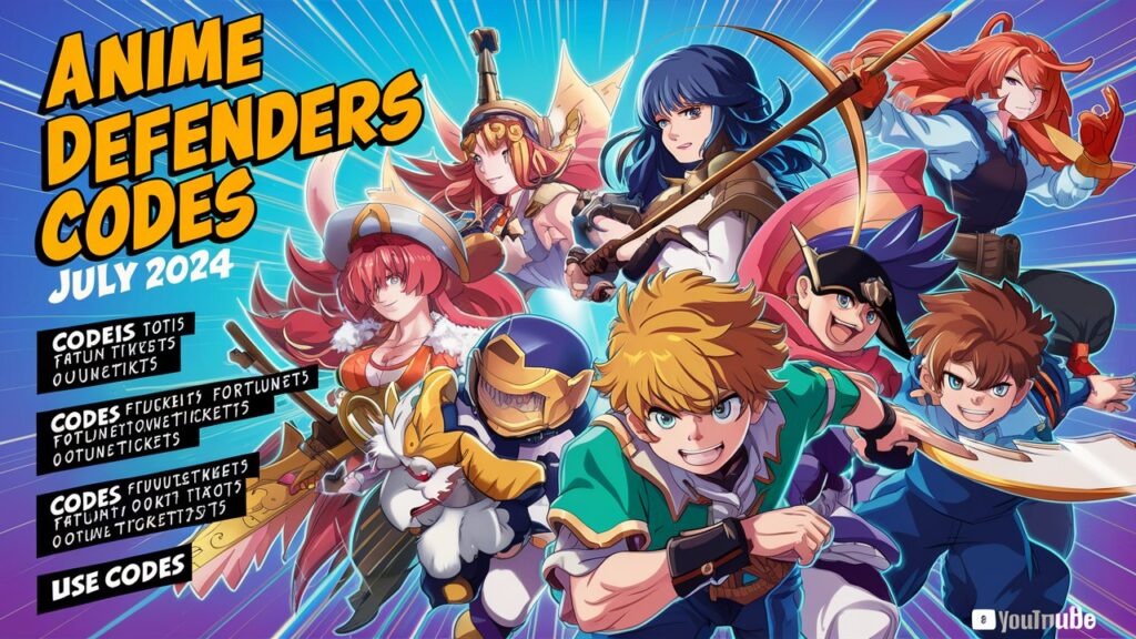 Anime Defenders codes