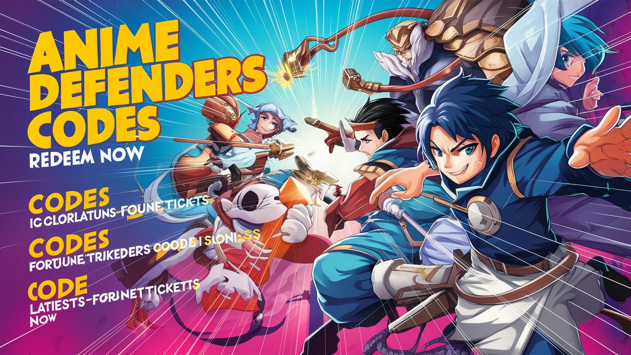 Anime Defenders codes